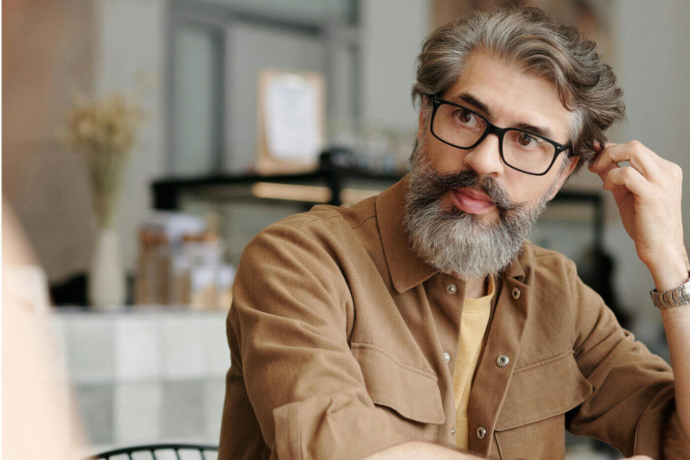 man listening deeply 2